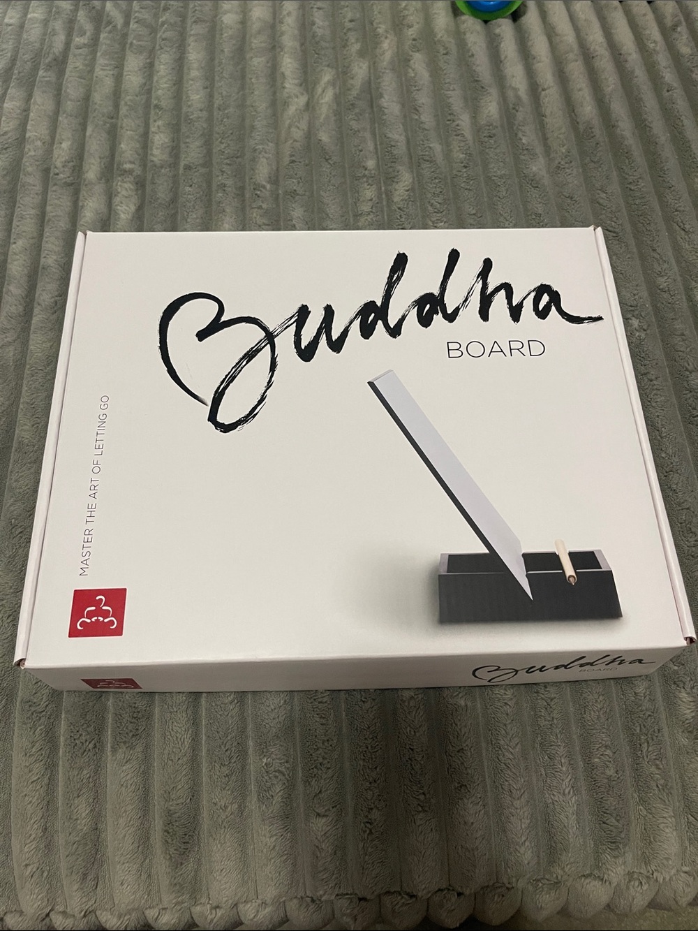 Desktop Art Stand - White Surface with Black Base